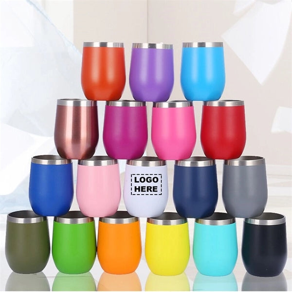 12 oz. Stainless Steel Stemless Wine Tumbler