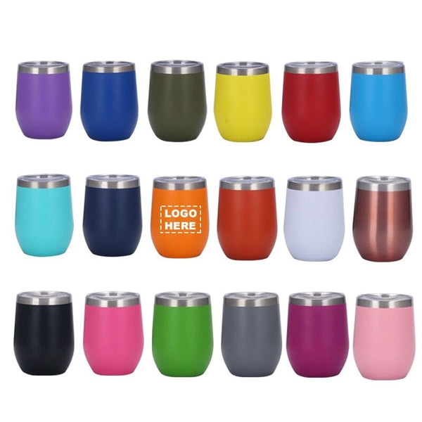 12 oz. Stainless Steel Stemless Wine Tumbler