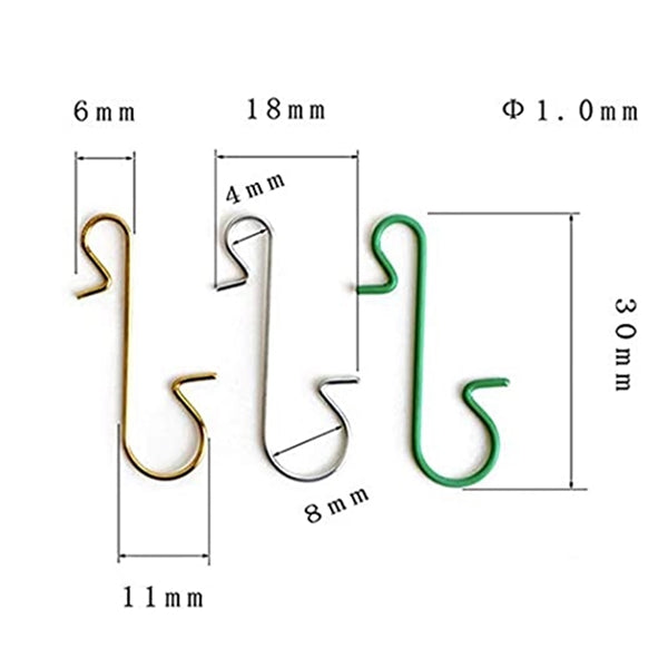 S Shaped Hanging Hooks Stainless Steel