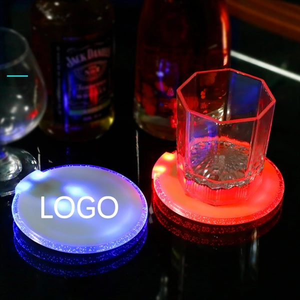 LED acrylic luminous coasters