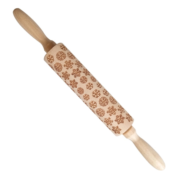 Christmas Baking Rolling Pin