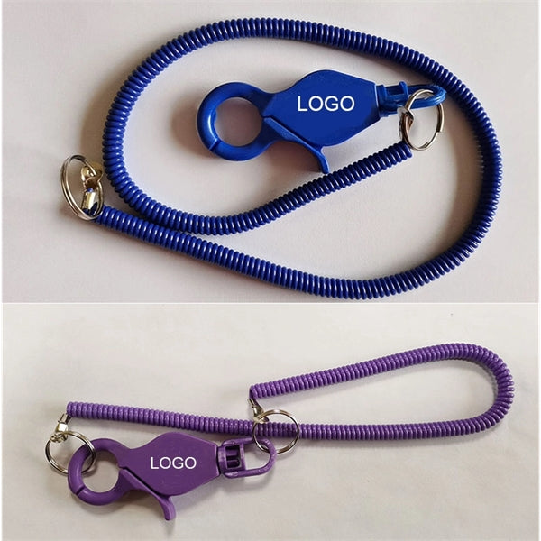 20"" lobster claw coil casino bungee cord
