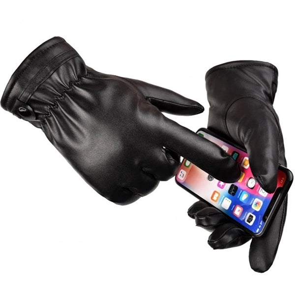 Winter Leather Gloves