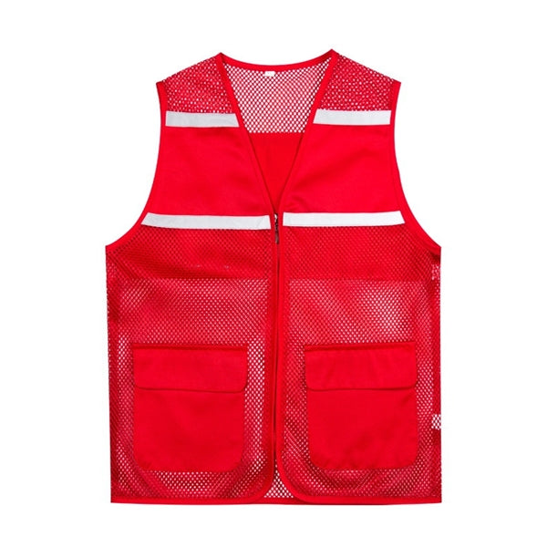 Reflective Mesh Safety Vest W/ Pocket