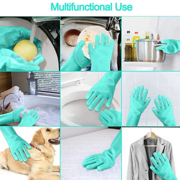Silicone Cleaning Gloves