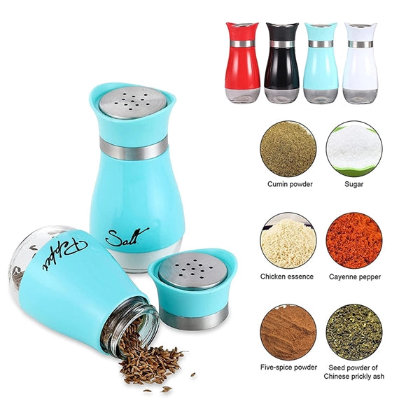Salt and Pepper Shaker Stainless Steel Bottle Seasoning Cans