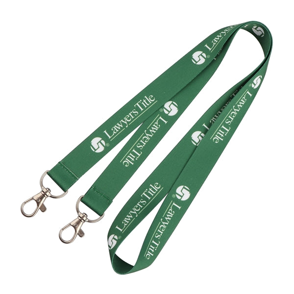 3/4" Dye Sublimated Double Ended Lanyard