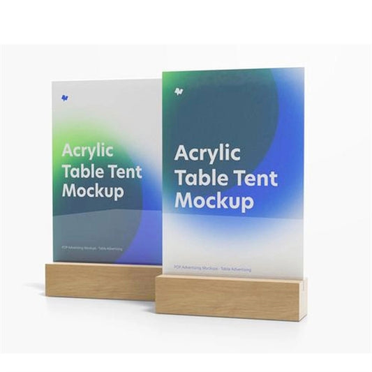 Lucite Acrylic Plaques Awards Table Tent Stand