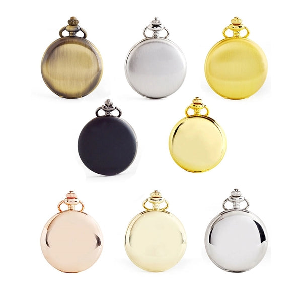 Gold or Silver Pocket Watch w/ Chain