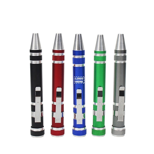 8-in-1 Aluminum Multi-Tool Kit Pocket Screwdriver