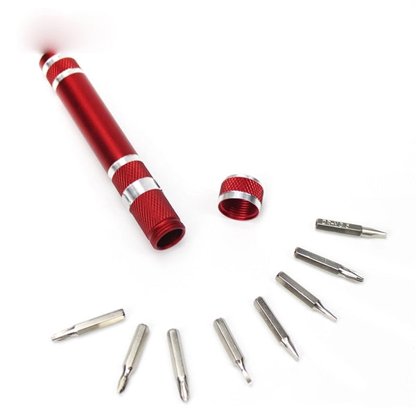 8-in-1 Aluminum Multi-Tool Kit Pocket Screwdriver