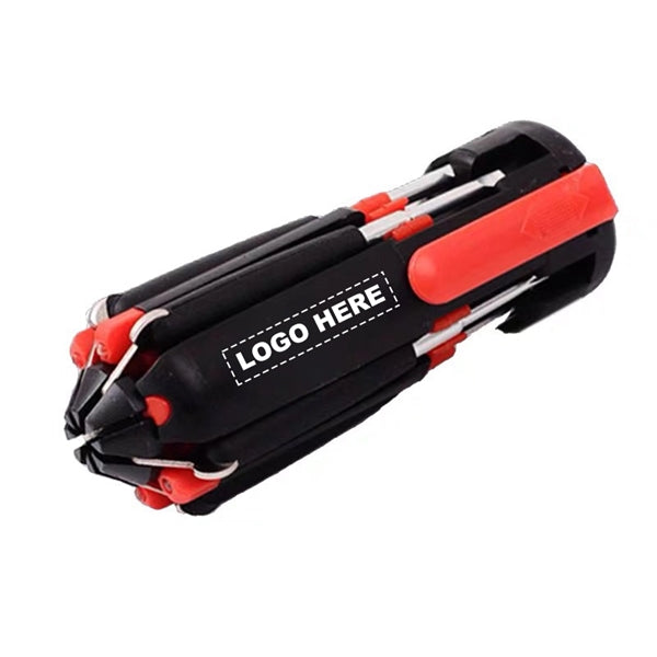 Imprint 8-In-1 Multi Screwdriver Kit with LED Flashlight