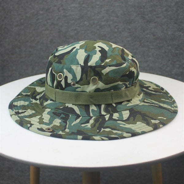 Camouflage Packable Bucket Safari Hat