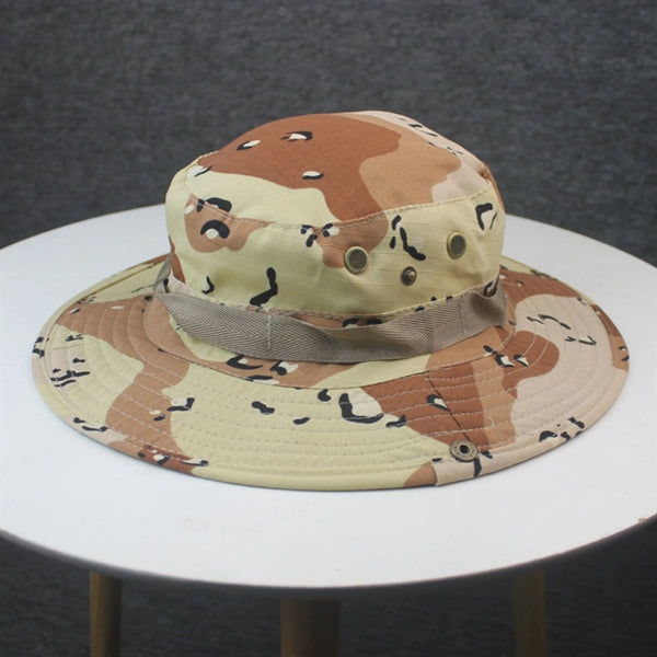 Camouflage Packable Bucket Safari Hat