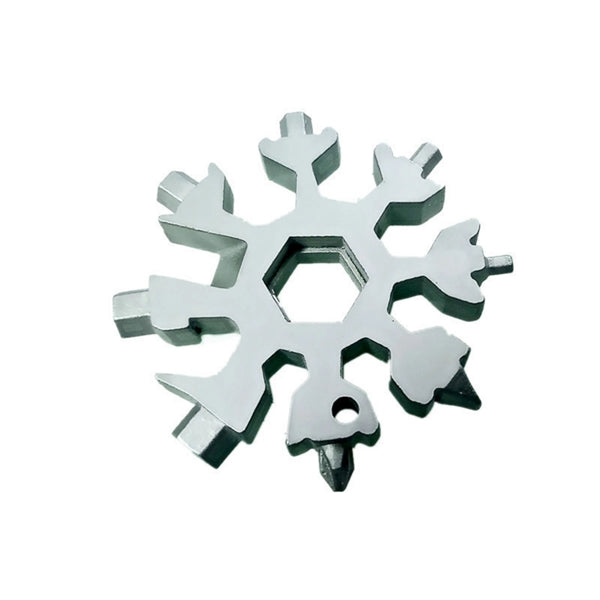 Saker 18-in-1 Snowflake Multi Tool Christmas Gift Keychain