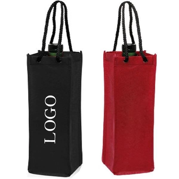 Single Bottle Tote Wine Bag