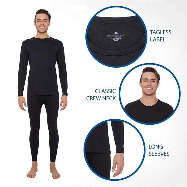 Men's Ultra Soft Thermal Underwear Set