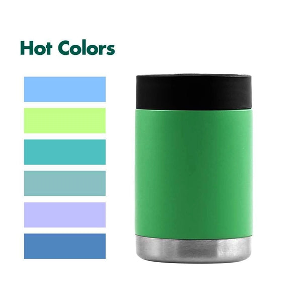 12oz Vacuum Insulated Beer Can and Bottle Cooler Holder