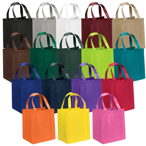 100gsm Non-Woven Grocery Tote Bag 13" x 15"
