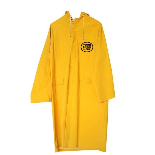 Leathercraft Wear Zipper Rain Coat