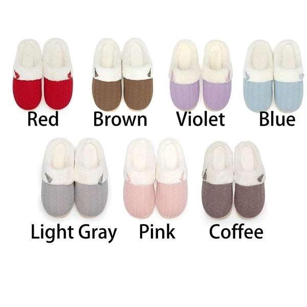 Warm Comfy Memory Foam House Slippers