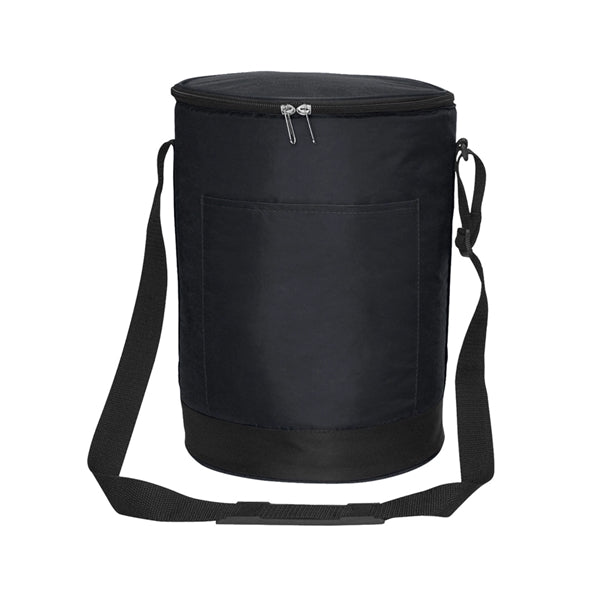 70D Nylon Leakproof Insulated Round Zipper Lock Cooler Bag