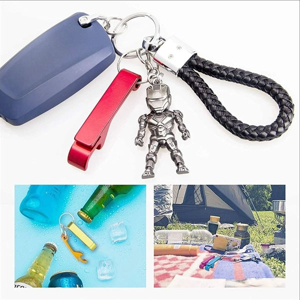 Engraved Aluminum Bottle/Can Opener w/ Key Ring