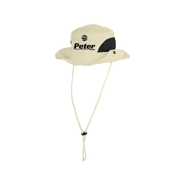 Wide Brim Fisherman's Hat With Mesh Sides