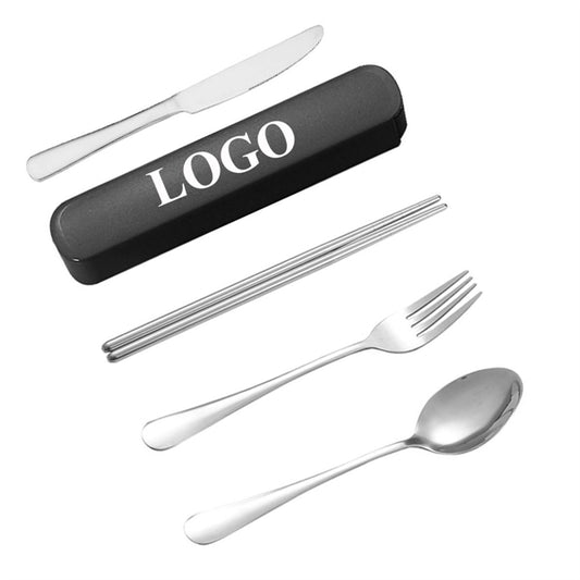 Portable Travel Utensils Set with Case