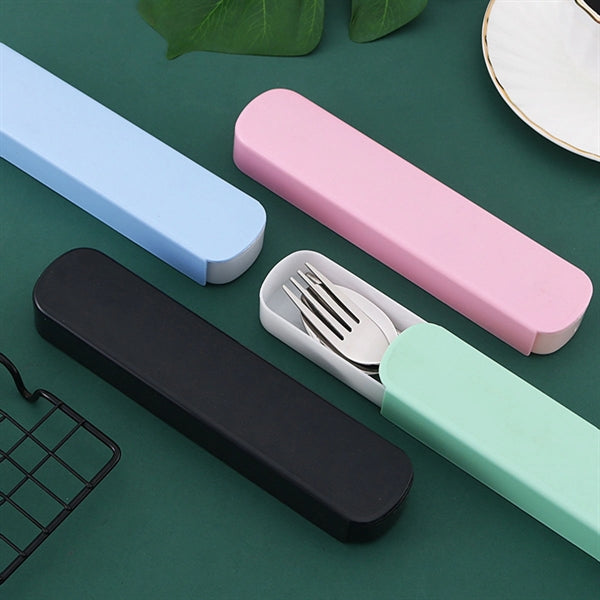 Portable Travel Utensils Set with Case