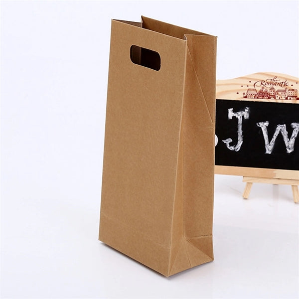 Natural Brown Kraft Paper Bag w/ Die Cut Handle