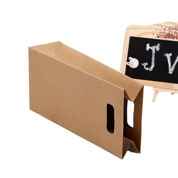 Natural Brown Kraft Paper Bag w/ Die Cut Handle