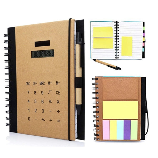 Multifunctional calculator notebook