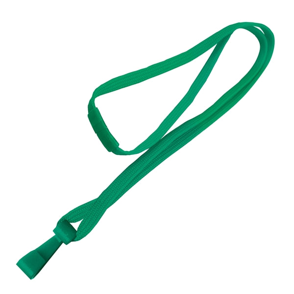3/8" Blank Polyester Breakaway Lanyards w/ Wide Plastic Hook