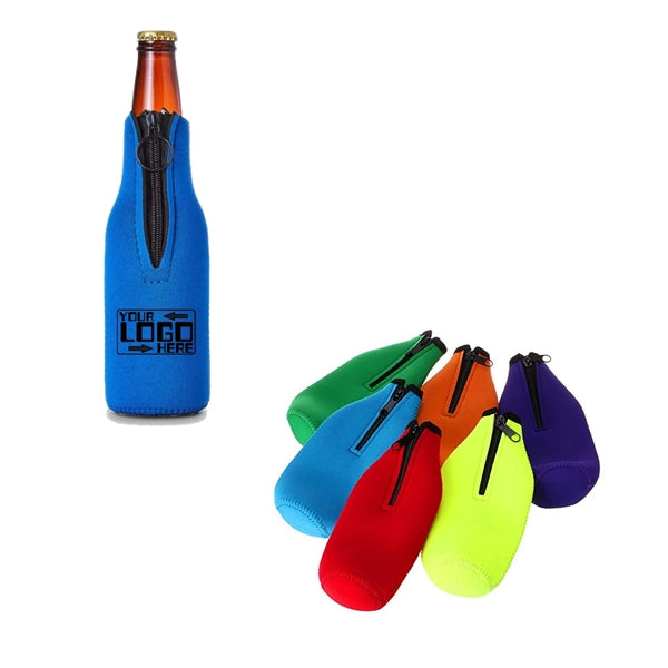 Polyurethane 12Oz Zipper Bottle Insulator