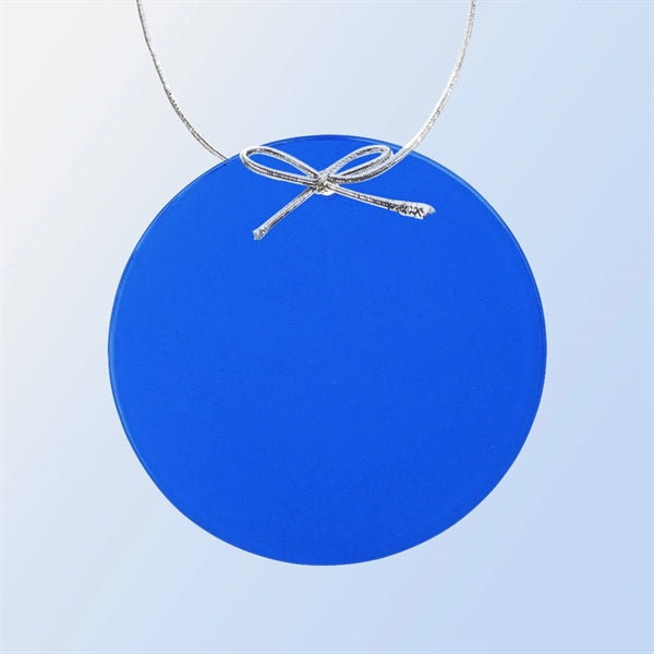 Colored Circle Ornament - Blue