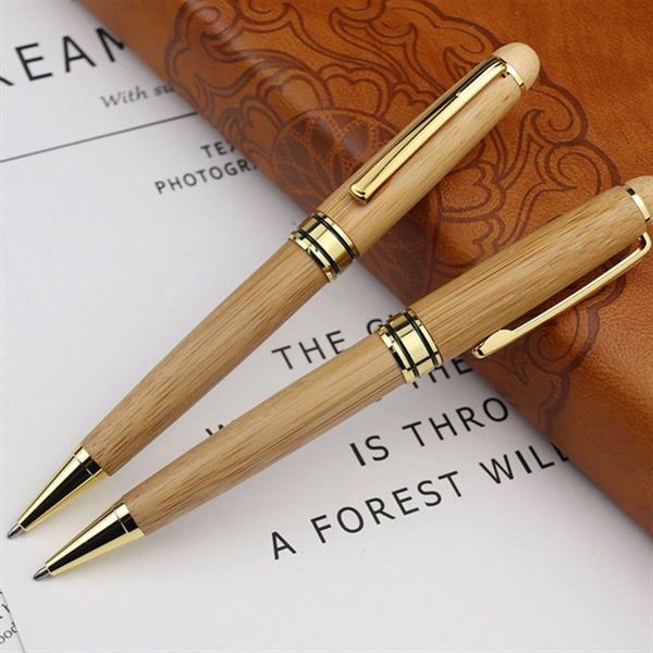 Bamboo Pen Case Business Gift Ballpoint