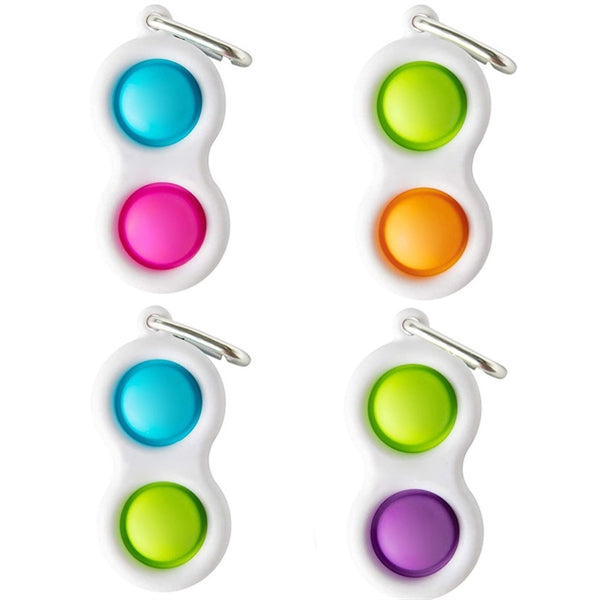 Bubble Popper Fidget Toy Keychain