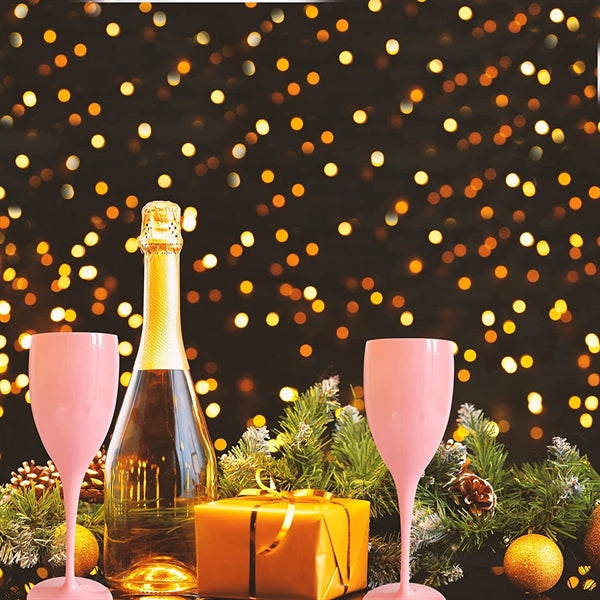 6 oz PS Plastic Champagne Flutes with Stem