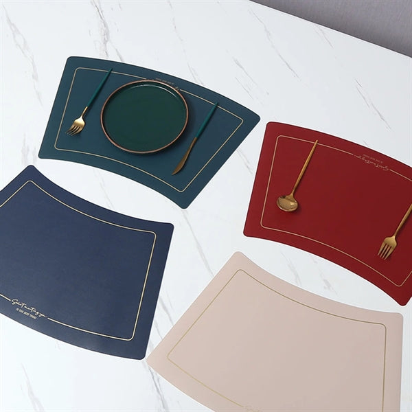 Faux Leather Table Placemats