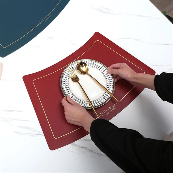 Faux Leather Table Placemats