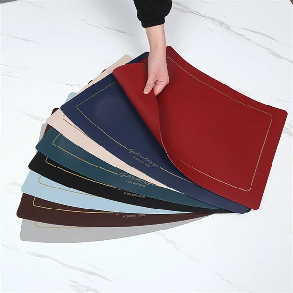 Faux Leather Table Placemats