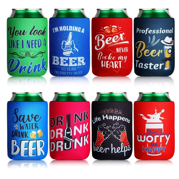Neoprene Drink Cooler Sleeves for Cans and Bottles