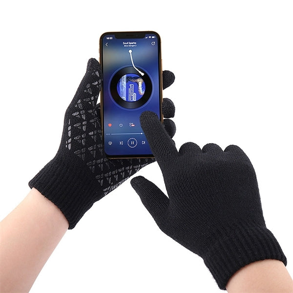 Anti-Slip Touch Screen Knit Gloves