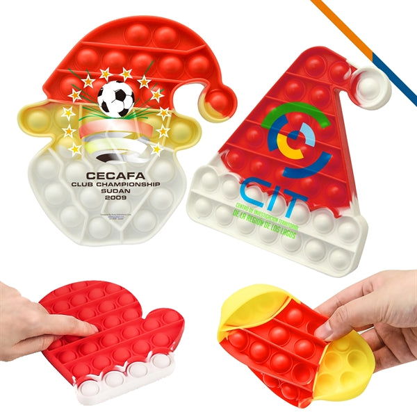 Xmas Push Pop Bubble Toy