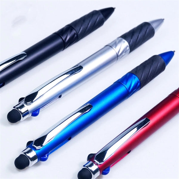 Tri-Color Pen with Stylus