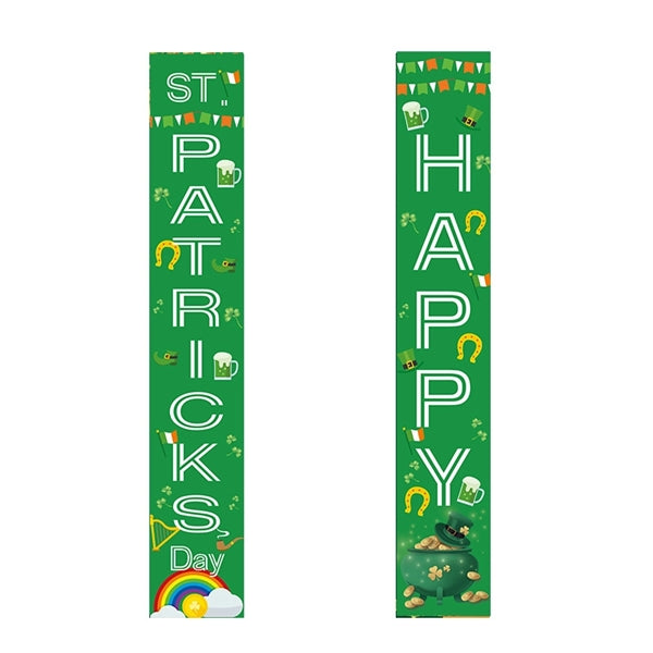 Happy St Patricks Day and Lucky Banner Decor for Home