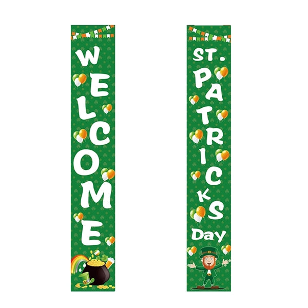 Happy St Patricks Day and Lucky Banner Decor for Home