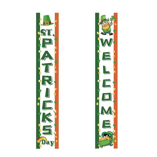 Happy St Patricks Day and Lucky Banner Decor for Home