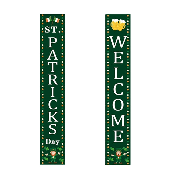 Happy St Patricks Day and Lucky Banner Decor for Home